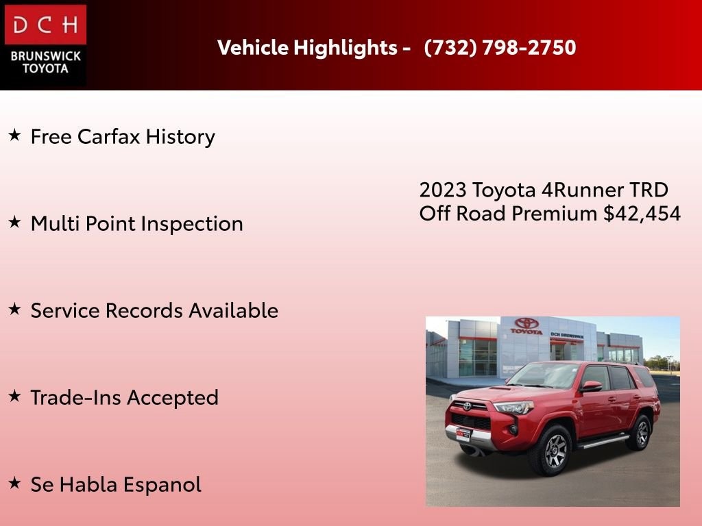Used 2023 Toyota 4Runner TRD Off Road Premium SUV