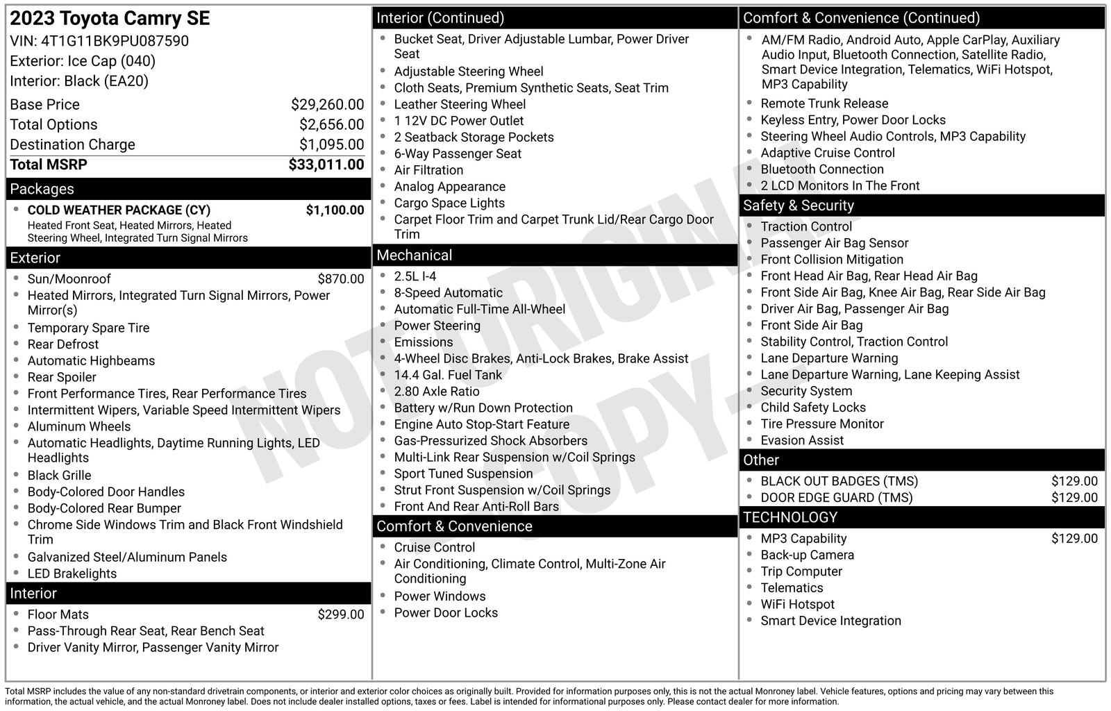 Thumbnail: 2023 Toyota Camry - 35