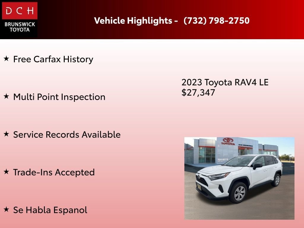 Used 2023 Toyota RAV4 LE SUV