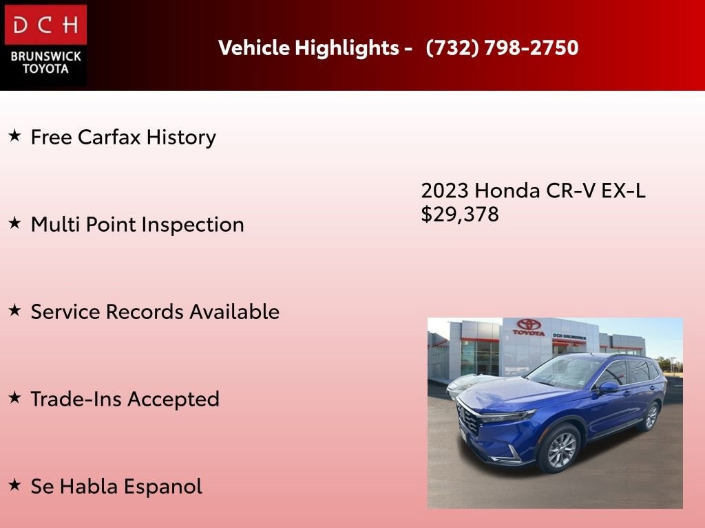 Used 2023 Honda CR-V EX-L SUV