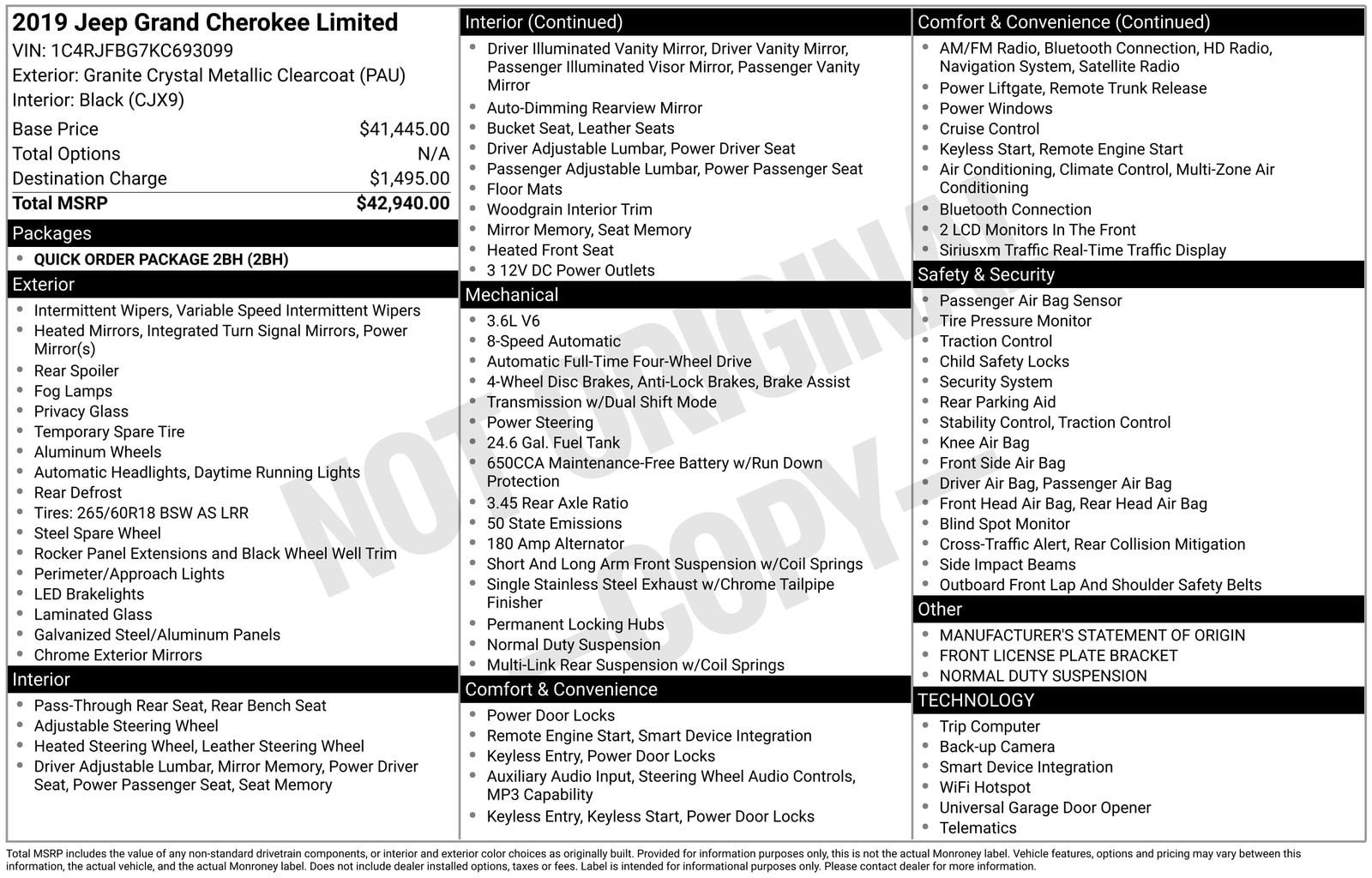 Thumbnail: 2019 Jeep Grand Cherokee - 33