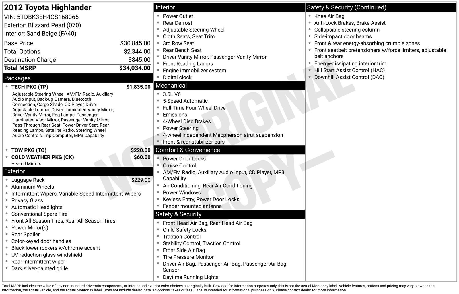 Thumbnail: 2012 Toyota Highlander - 34