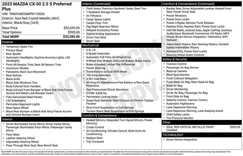 Thumbnail: 2023 Mazda CX-50 - 34