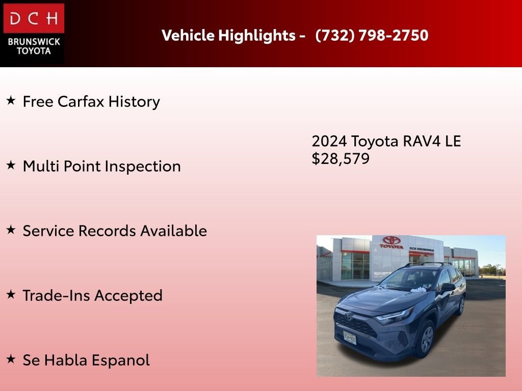 Used 2024 Toyota RAV4 LE SUV
