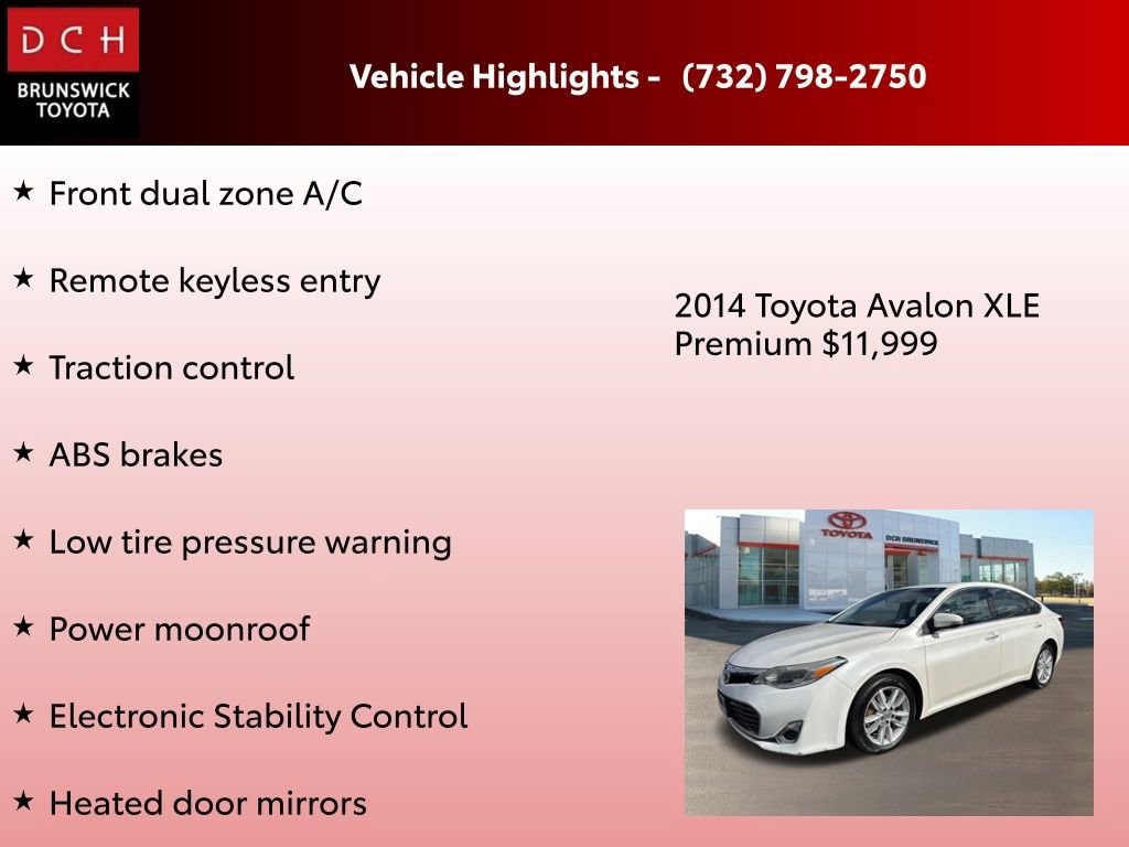 Used 2014 Toyota Avalon XLE Premium Sedan