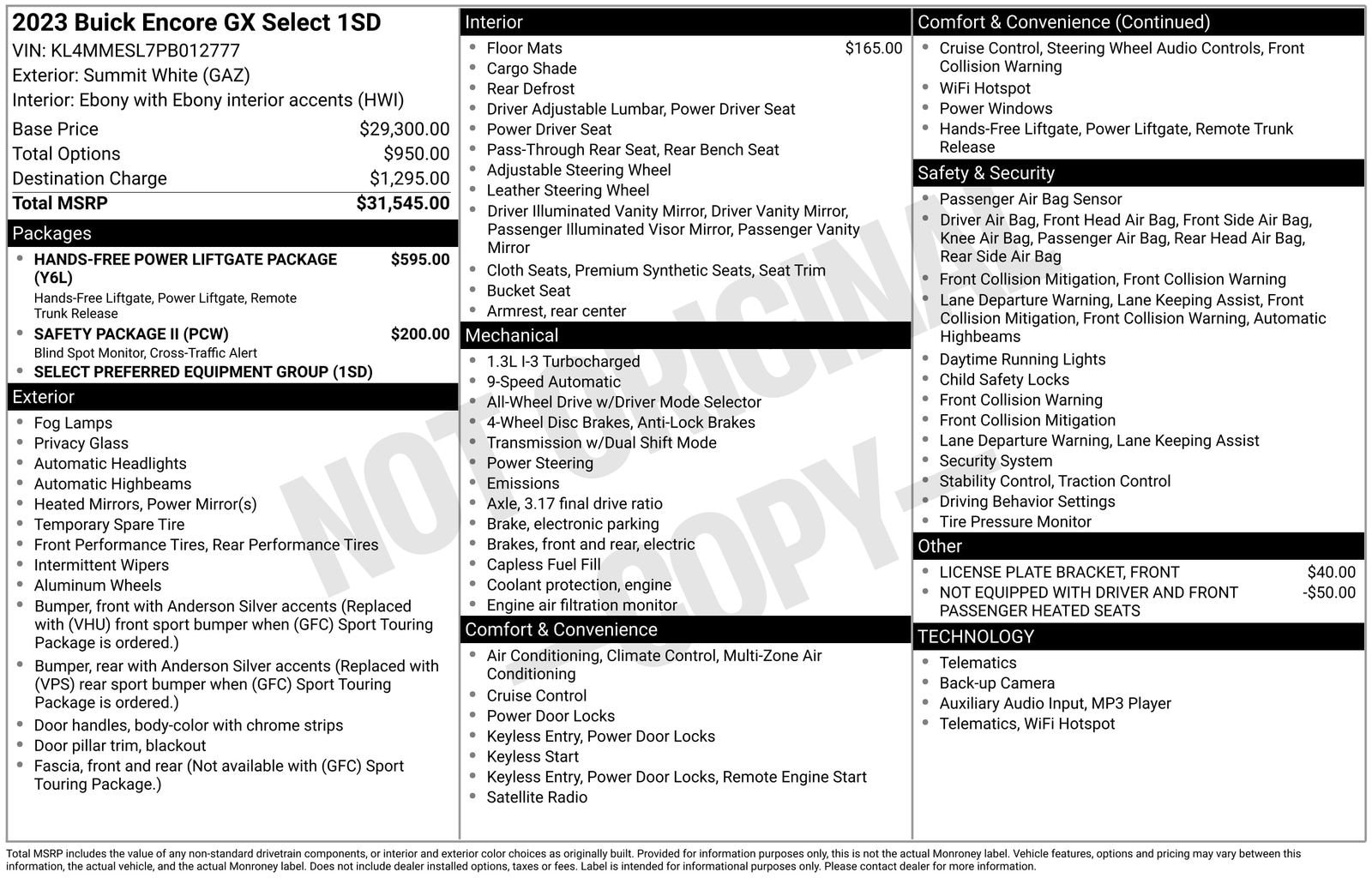 Thumbnail: 2023 Buick Encore GX - 31