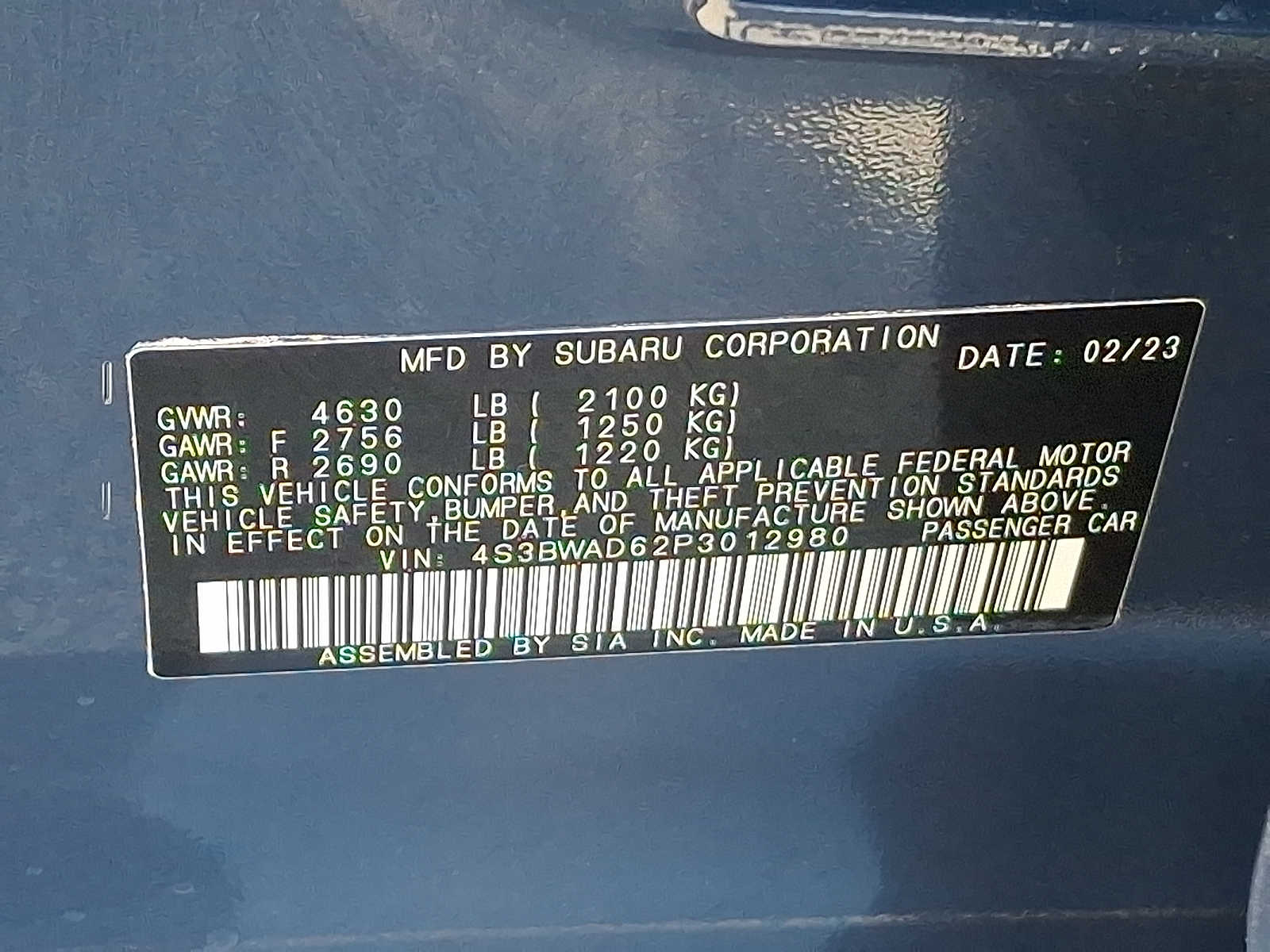 Thumbnail: 2023 Subaru Legacy - 27