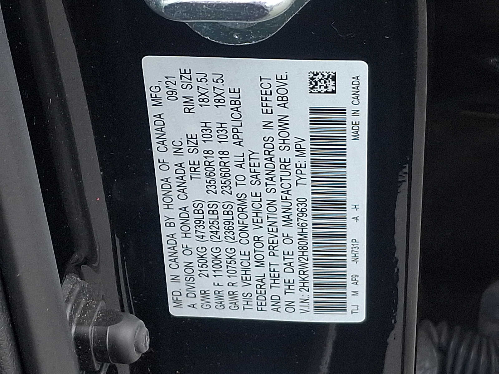 Thumbnail: 2021 Honda CR-V - 28