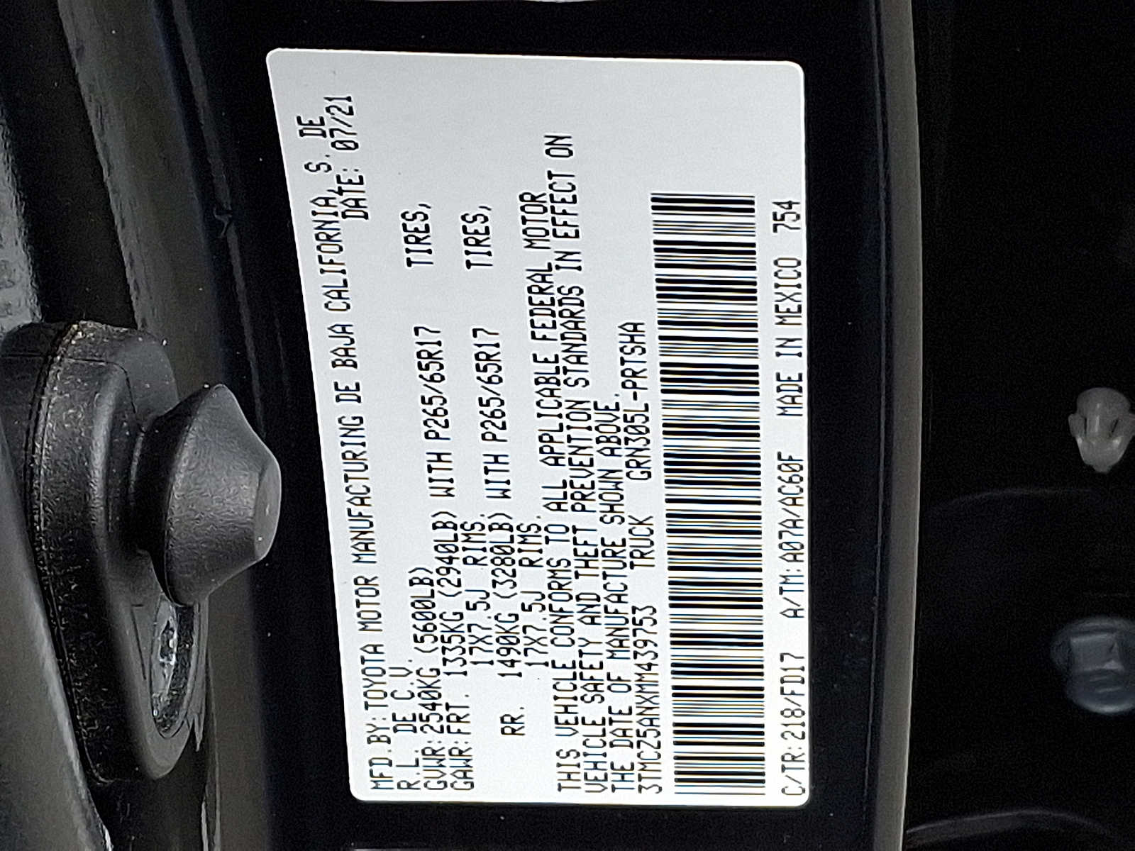 Thumbnail: 2021 Toyota Tacoma - 29