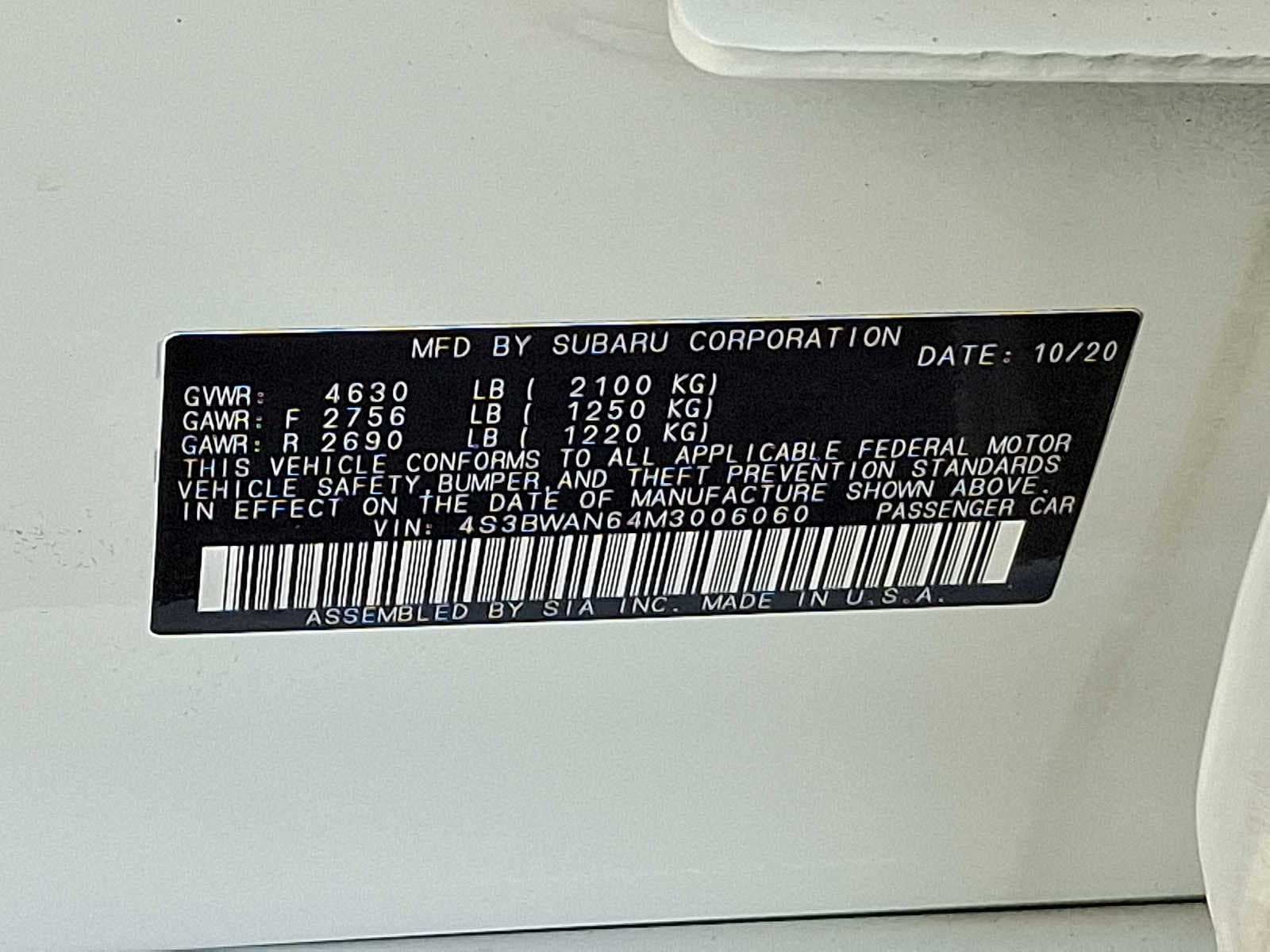 Thumbnail: 2021 Subaru Legacy - 29