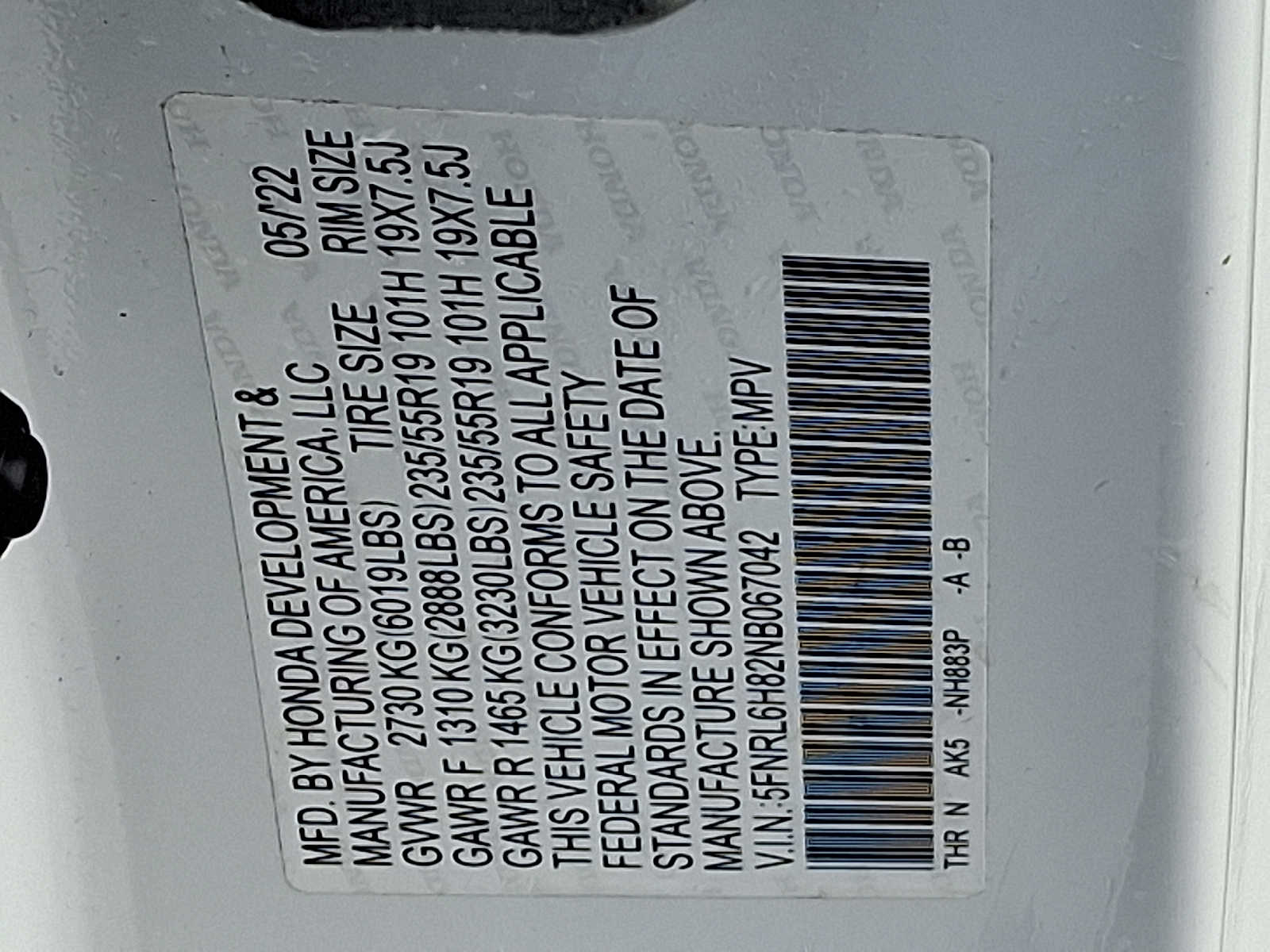 Thumbnail: 2022 Honda Odyssey - 31