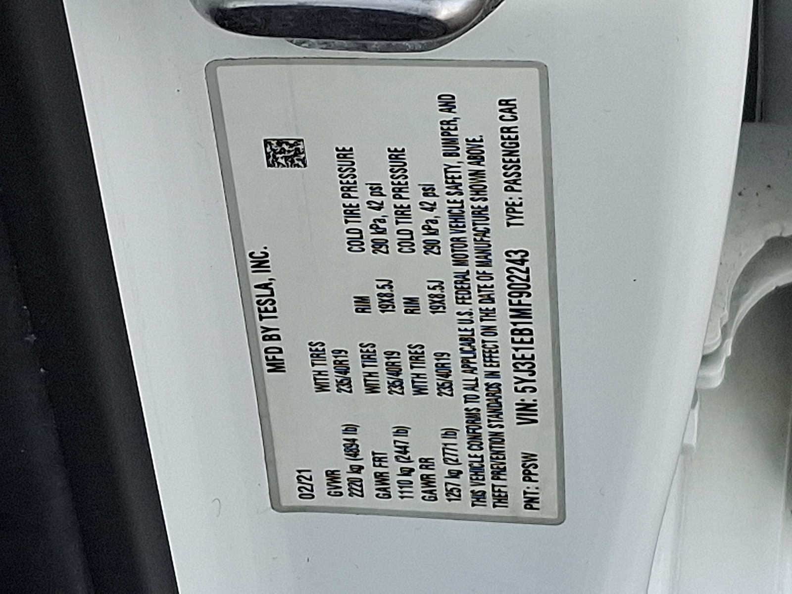 Thumbnail: 2021 Tesla Model 3 - 27