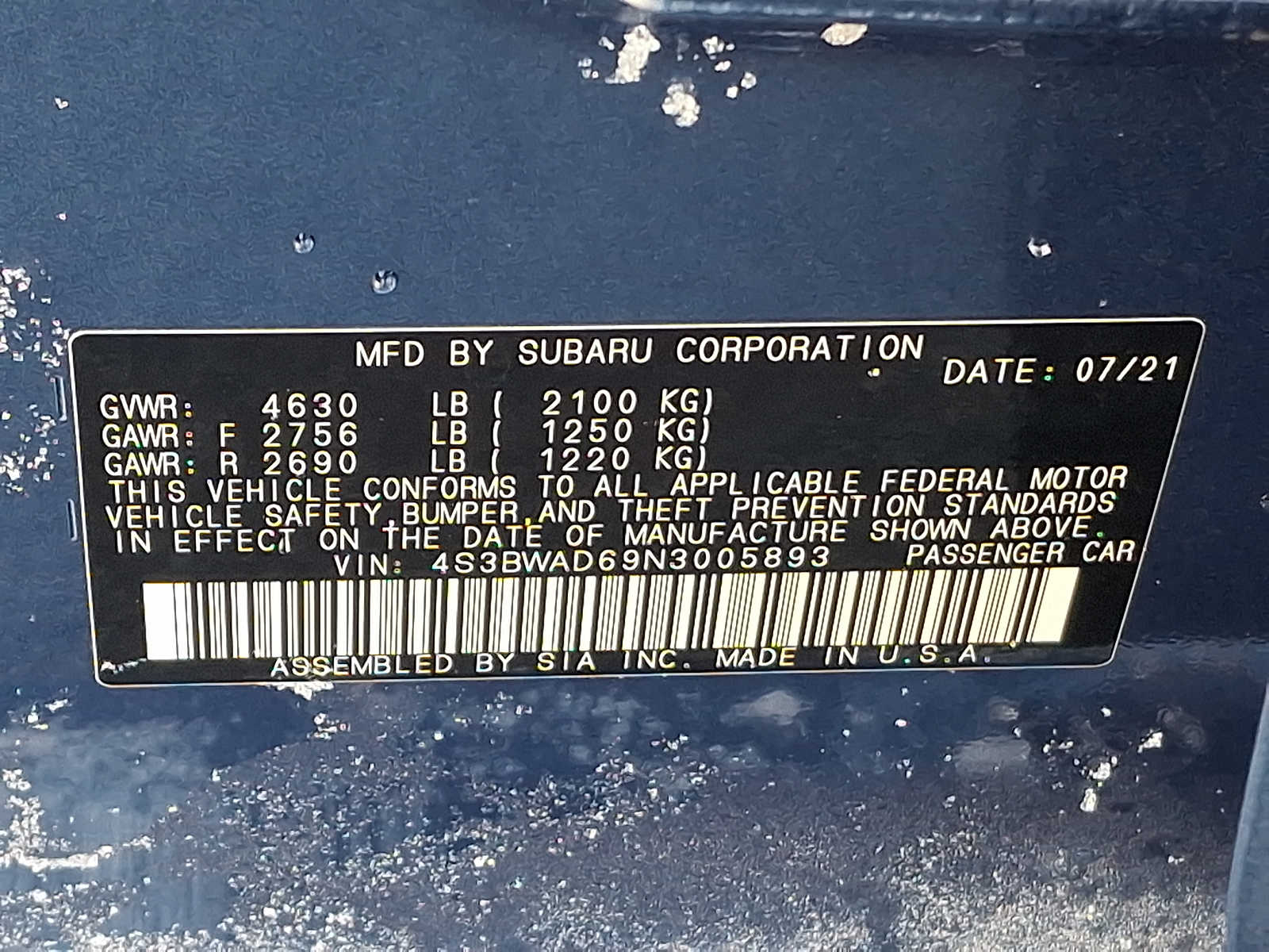 Thumbnail: 2022 Subaru Legacy - 27