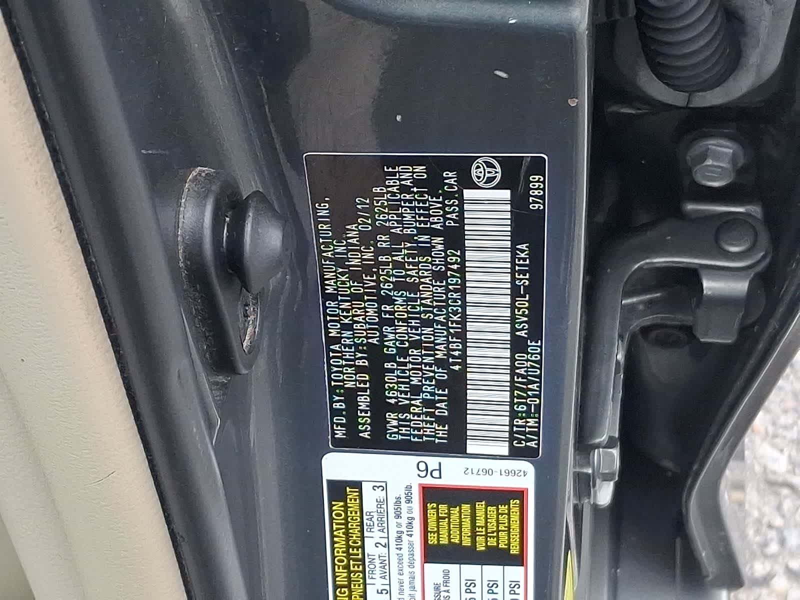 Thumbnail: 2012 Toyota Camry - 27