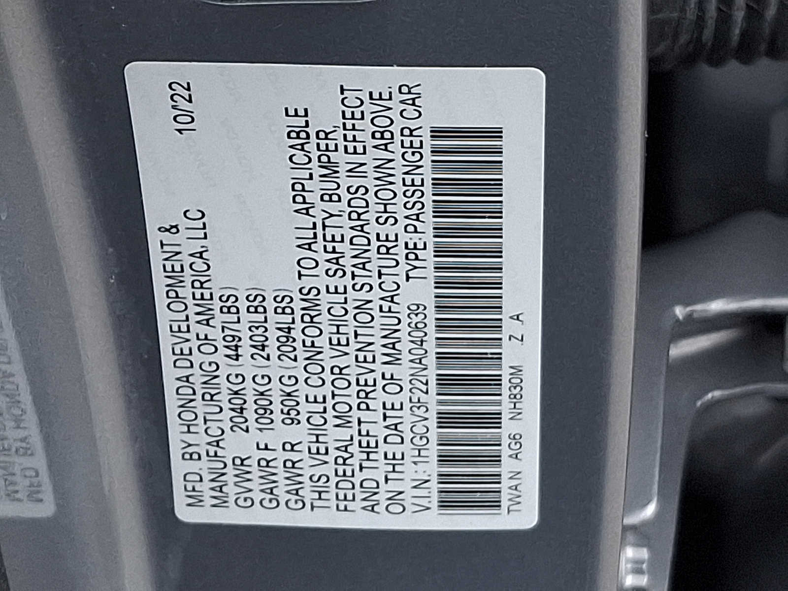 Thumbnail: 2022 Honda Accord - 23