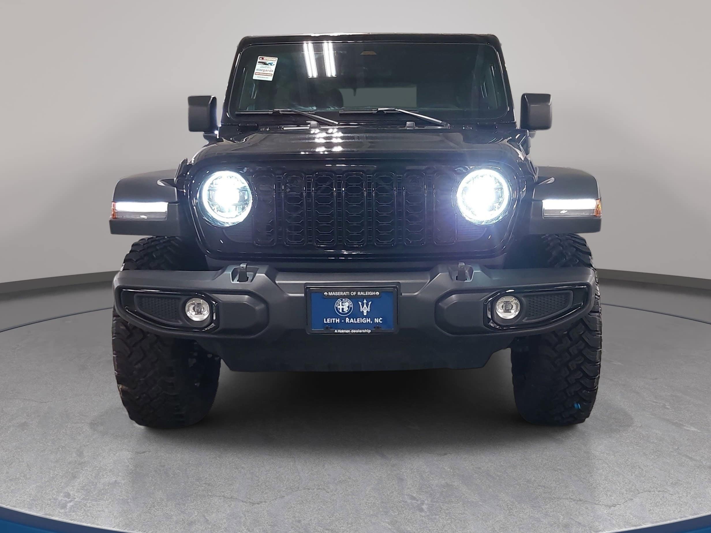 Used 2025 Jeep Wrangler 4xe Willys 4XE with VIN 1C4RJXN63SW584906 for sale in Raleigh, NC
