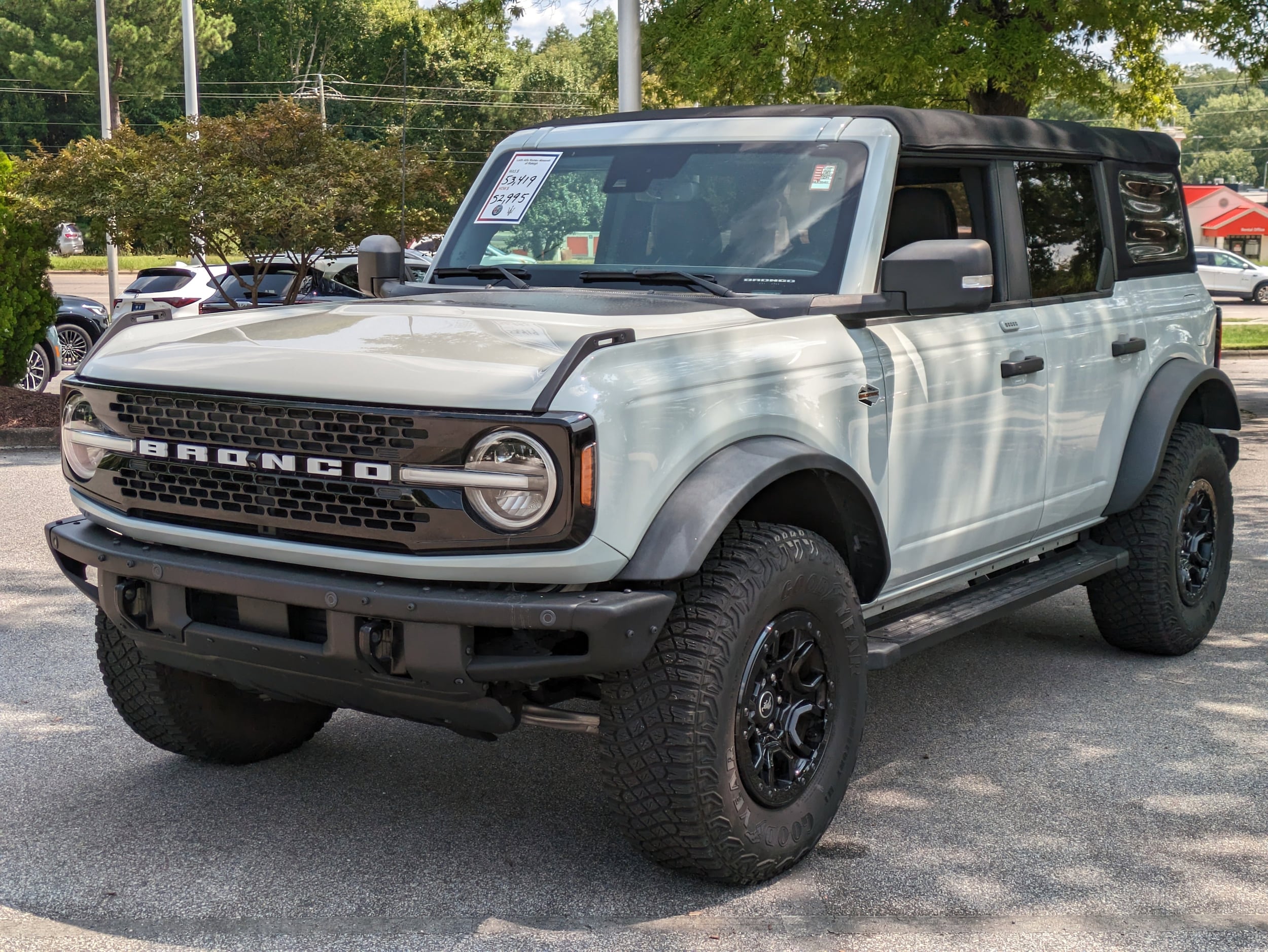 Used 2022 Ford Bronco 4-Door Wildtrak with VIN 1FMEE5DP6NLA71040 for sale in Raleigh, NC