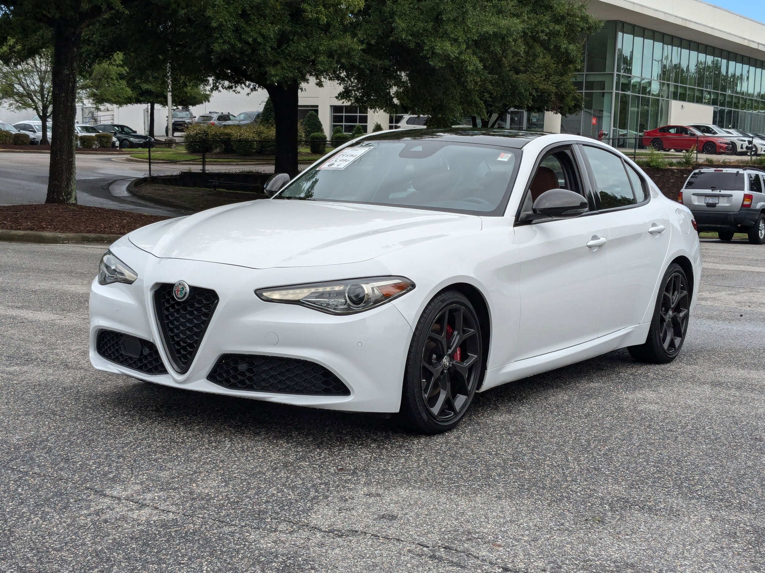 Used 2021 Alfa Romeo Giulia Ti with VIN ZARFAMBN0M7648626 for sale in Raleigh, NC