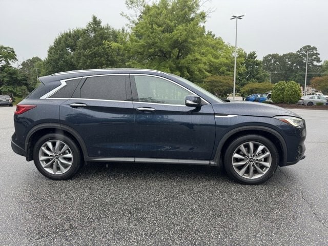 Used 2022 INFINITI QX50 Essential with VIN 3PCAJ5CB1NF119986 for sale in Raleigh, NC
