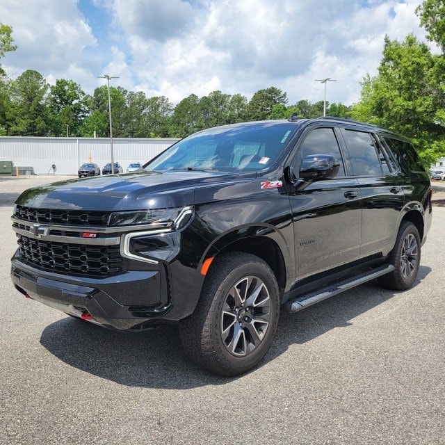 Used 2021 Chevrolet Tahoe Z71 with VIN 1GNSKPKD3MR265760 for sale in Raleigh, NC