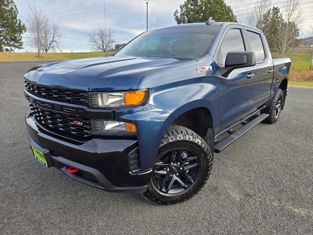 Used 2019 Chevrolet Silverado 1500 Custom Trail Boss Truck Crew Cab