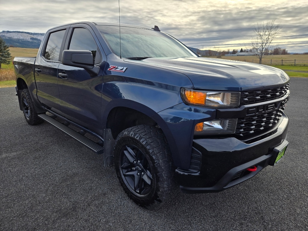 Used 2019 Chevrolet Silverado 1500 Custom Trail Boss Truck Crew Cab