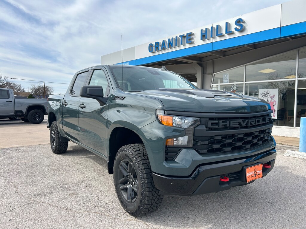 New 2026 Chevrolet Silverado 1500 Custom Trail Boss Truck