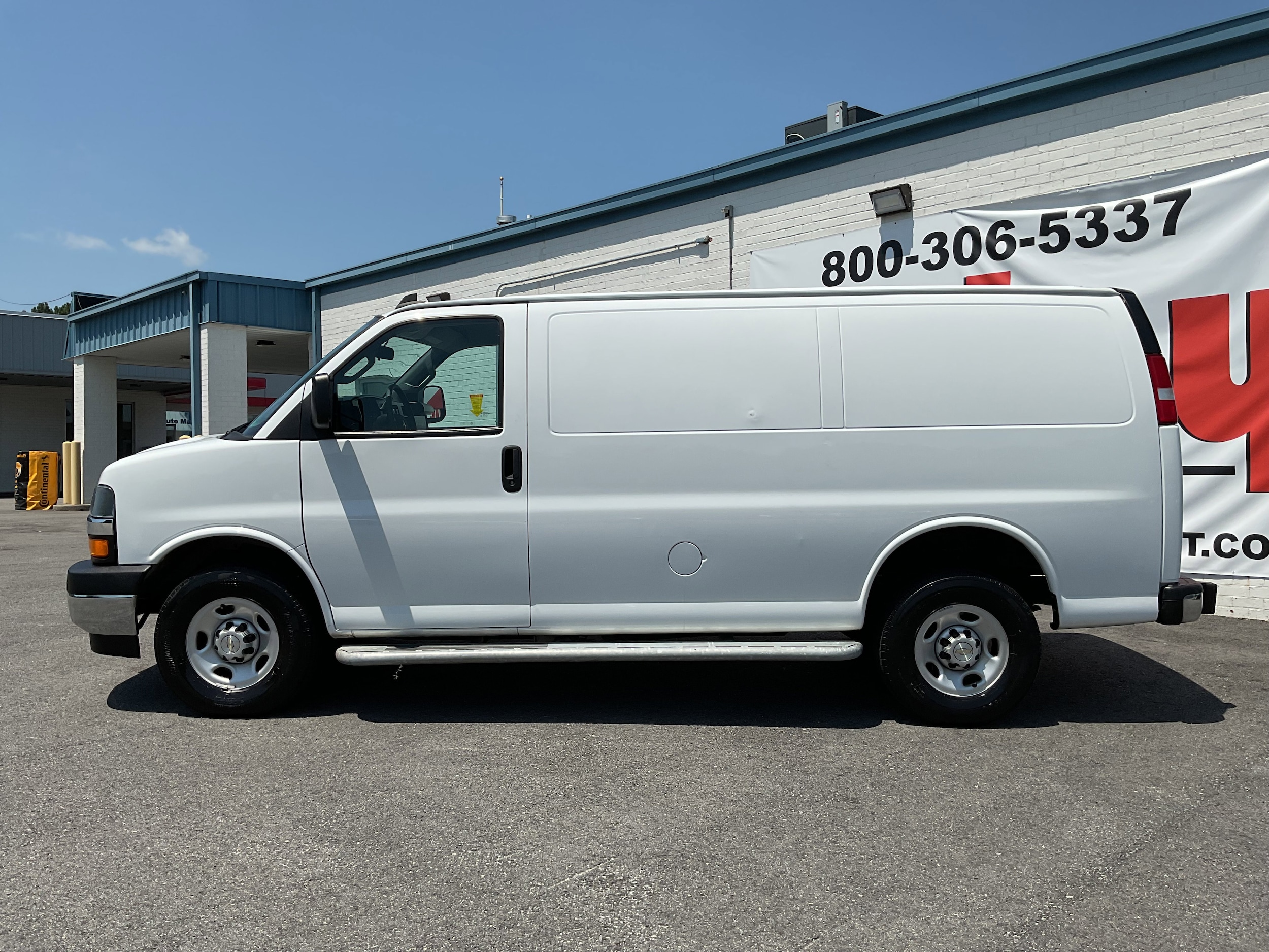 Used 2023 Chevrolet Express Cargo Work Van with VIN 1GCWGAFP7P1125601 for sale in Farmville, VA