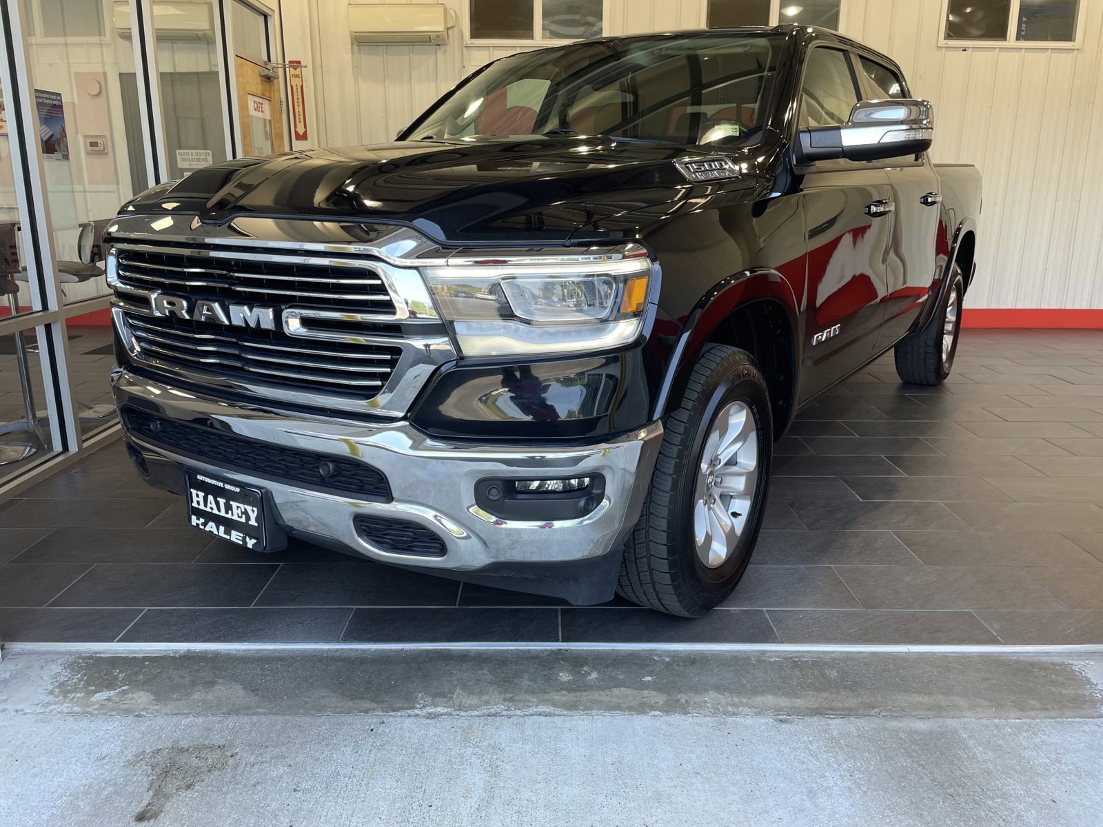 Used 2021 RAM Ram 1500 Pickup Laramie with VIN 1C6SRFJT7MN671174 for sale in Farmville, VA