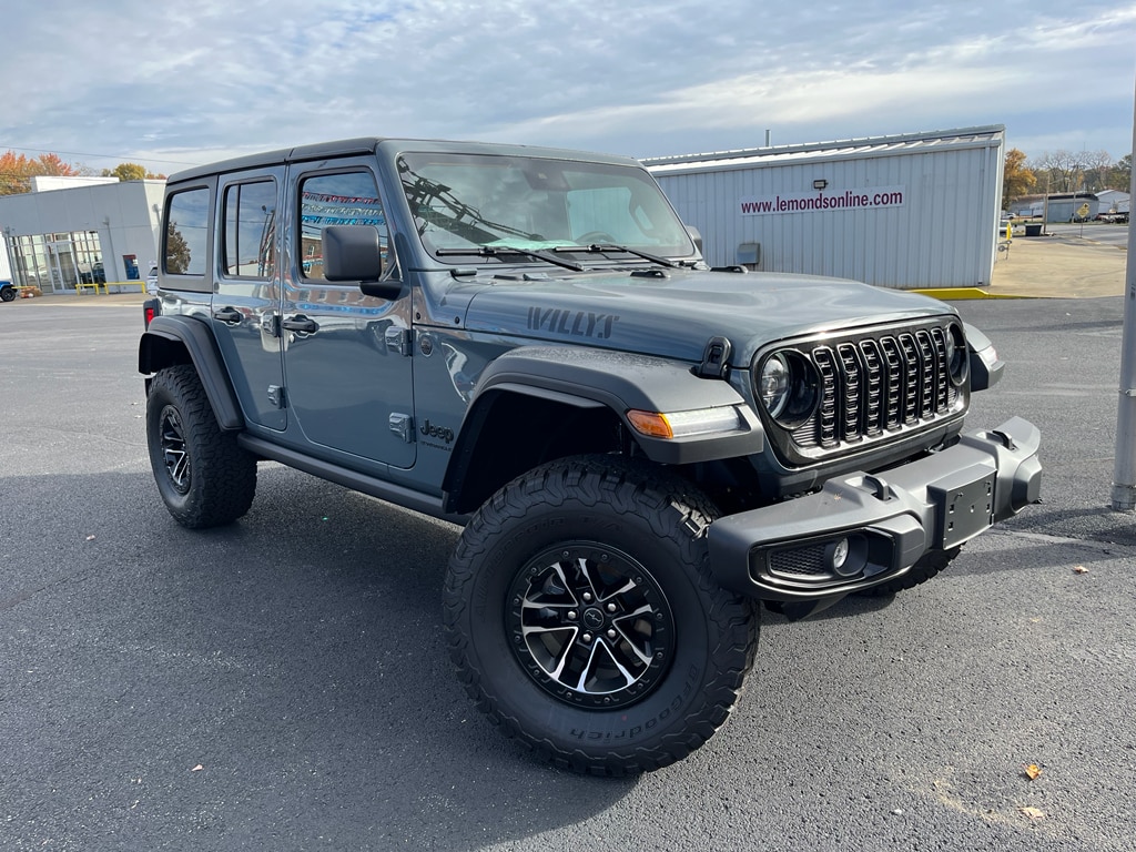 New 2025 Jeep Wrangler 4-DOOR WILLYS Sport Utility