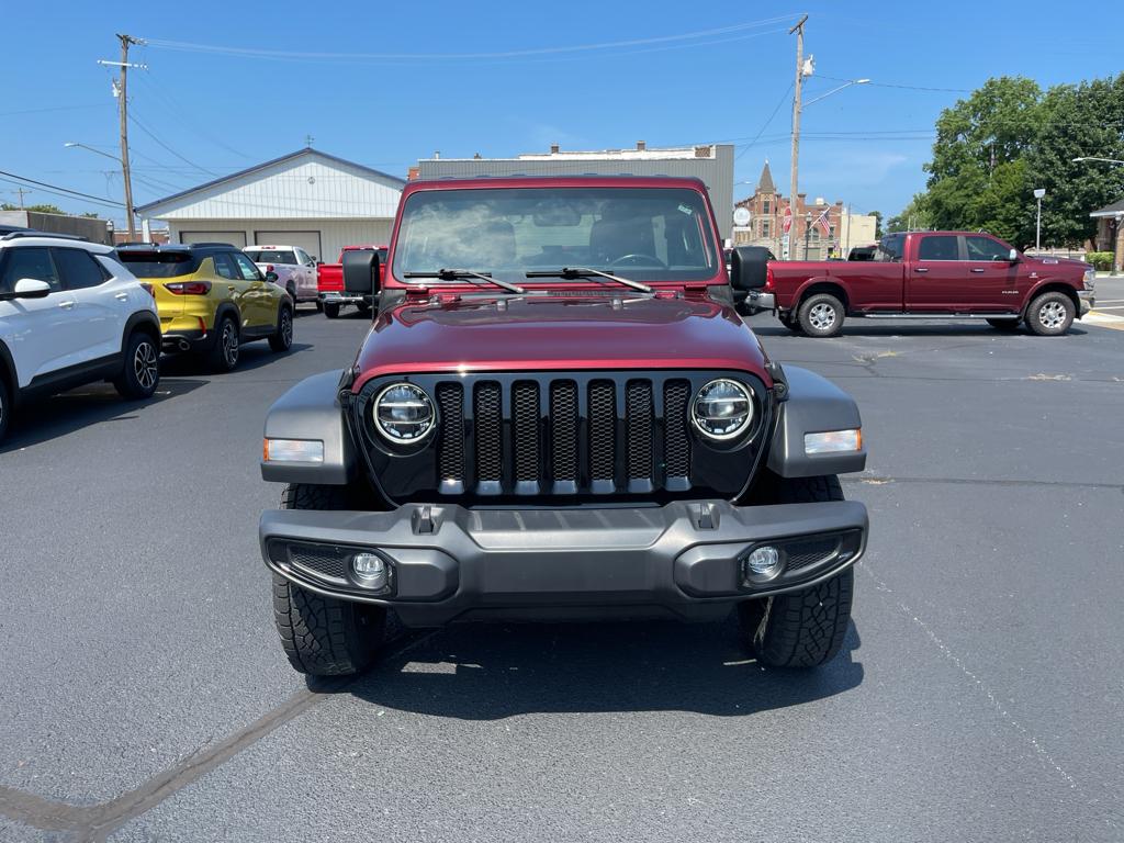 Used 2021 Jeep Wrangler Unlimited Willys with VIN 1C4HJXDN5MW758286 for sale in Fairfield, IL