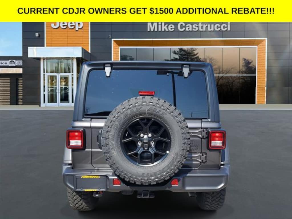 New 2025 Jeep Wrangler 4-DOOR WILLYS Sport Utility