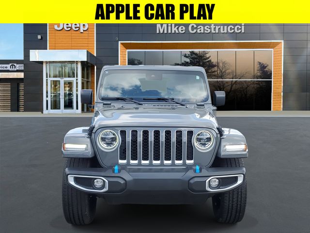 Certified 2022 Jeep Wrangler Unlimited Sahara 4XE with VIN 1C4JJXP63NW117080 for sale in Cincinnati, OH