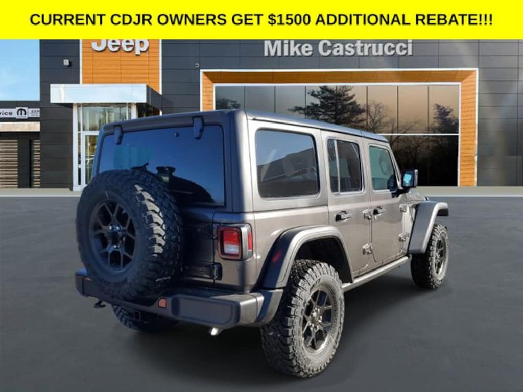 New 2025 Jeep Wrangler 4-DOOR WILLYS Sport Utility