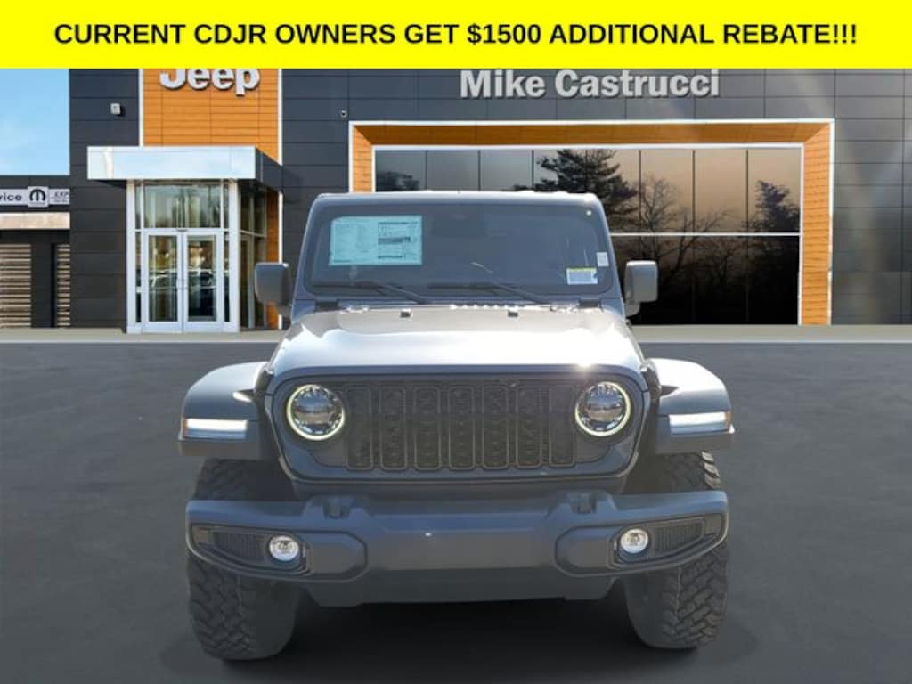 New 2025 Jeep Wrangler 4-DOOR WILLYS Sport Utility