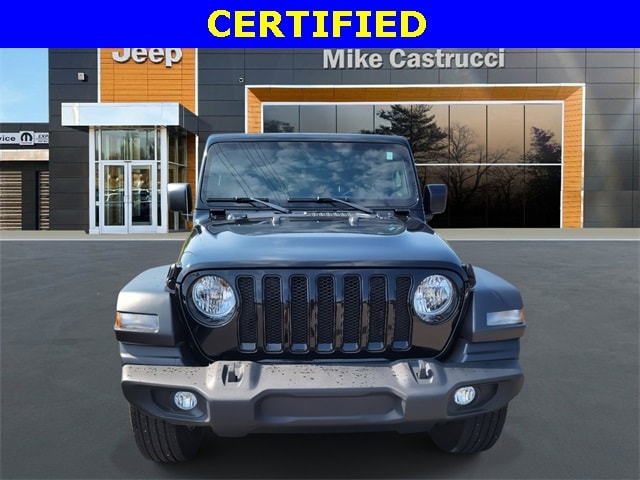 Certified 2023 Jeep Wrangler 4-Door Altitude with VIN 1C4HJXDG8PW560792 for sale in Cincinnati, OH