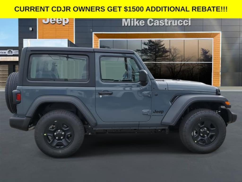 New 2025 Jeep Wrangler 2-DOOR SPORT Sport Utility