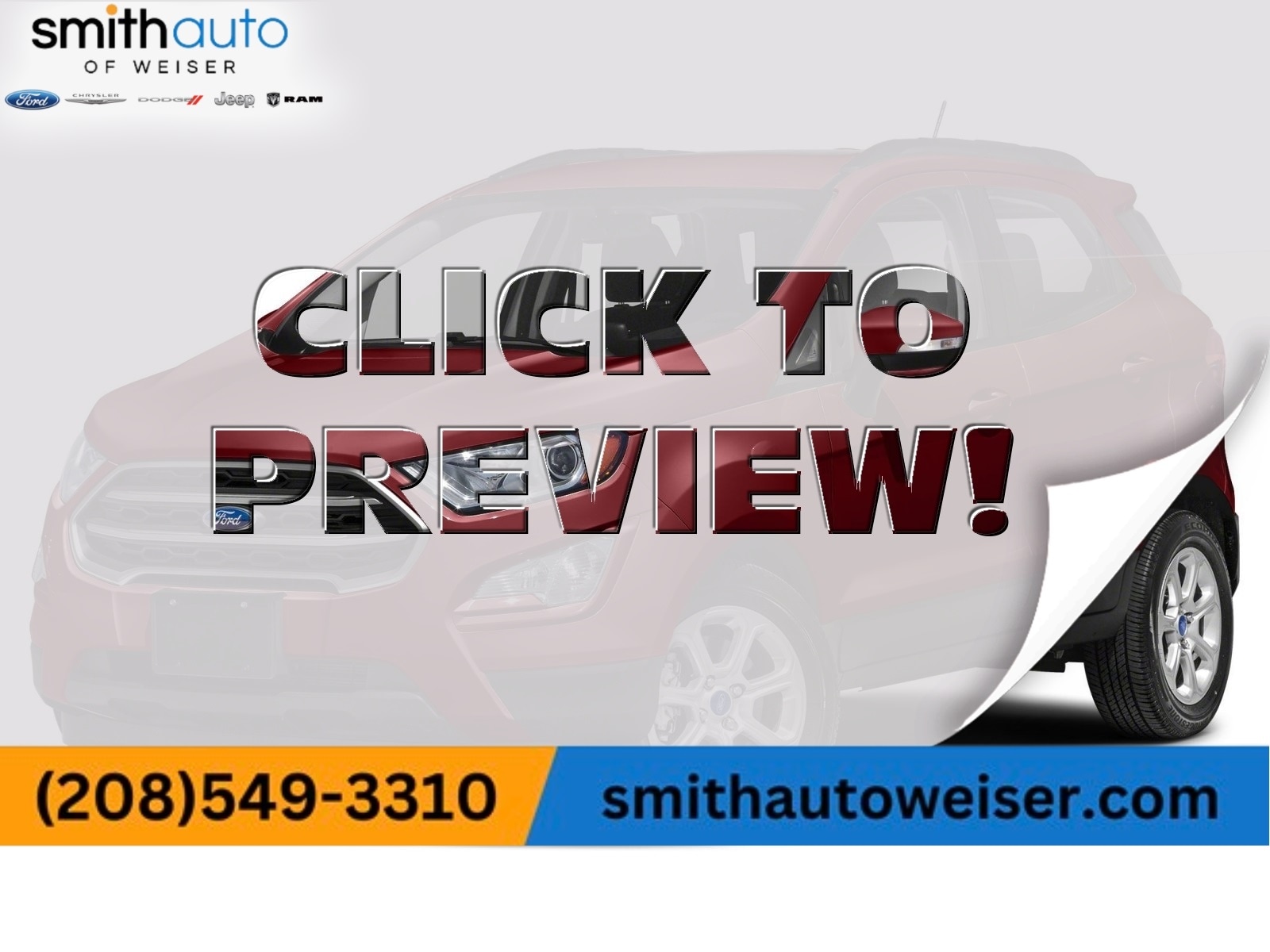 2020 Ford Ecosport SE