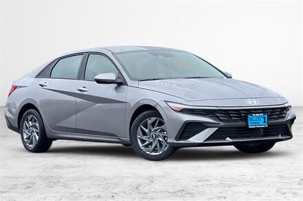 2024 Hyundai Elantra Hybrid Blue Sedan