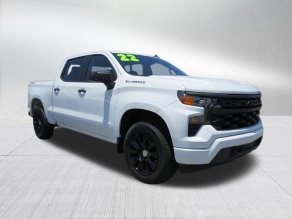 Used 2022 Chevrolet Silverado 1500 Custom Truck Crew Cab