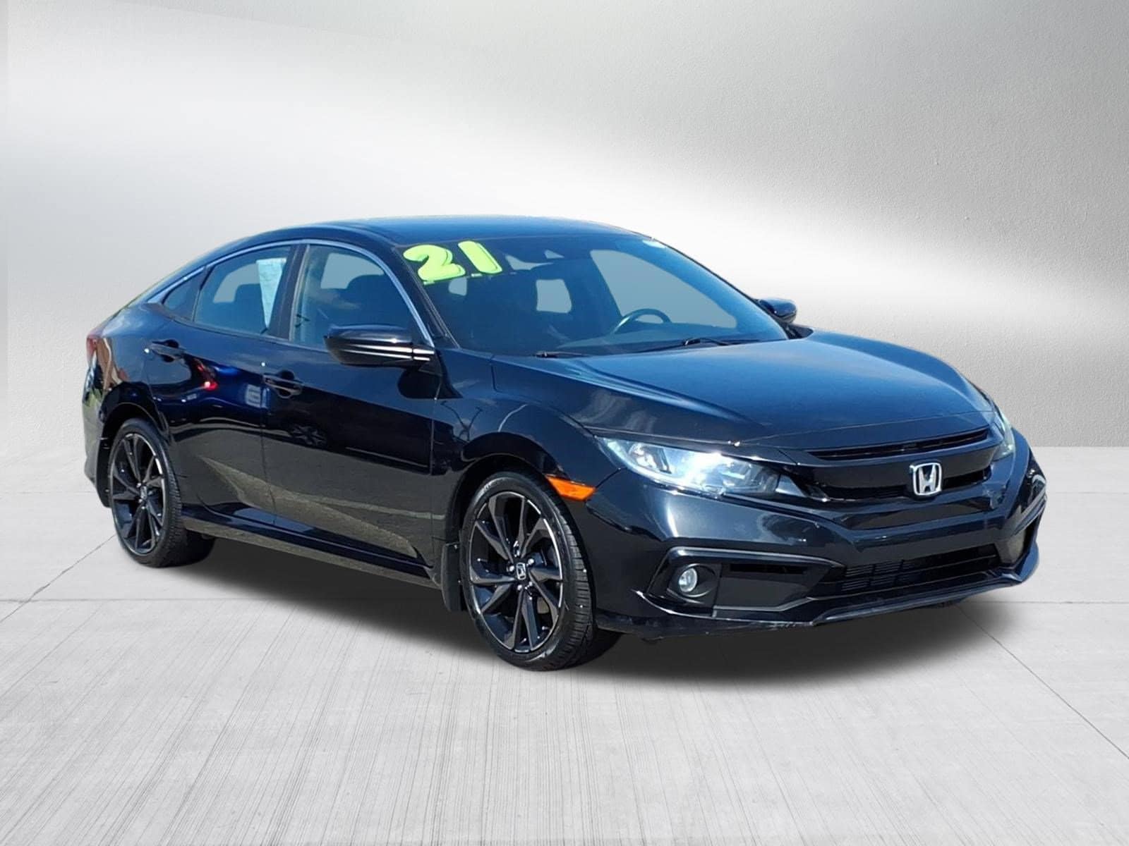 Used 2021 Honda Civic Sport with VIN 19XFC2F89ME000540 for sale in South Hill, VA