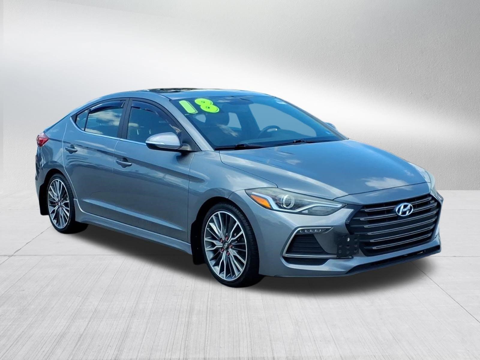 Used 2018 Hyundai Elantra Sport with VIN KMHD04LB4JU510881 for sale in South Hill, VA