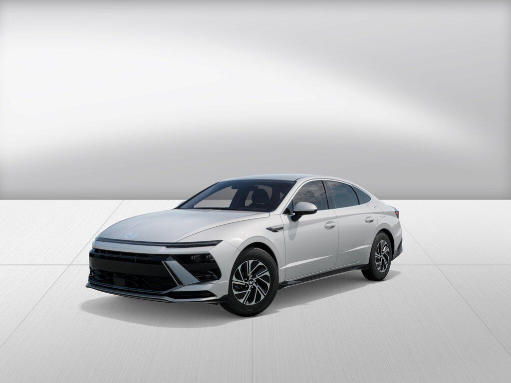New 2026 Hyundai Sonata Hybrid Blue Sedan