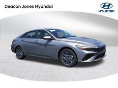 2025 Hyundai Elantra Hybrid Blue Sedan