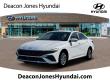 New 2026 Hyundai Elantra Hybrid Blue Sedan