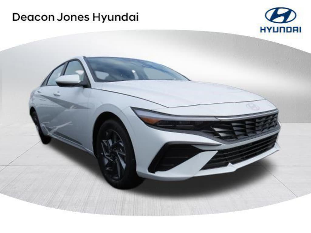 New 2026 Hyundai Elantra Hybrid Blue Sedan