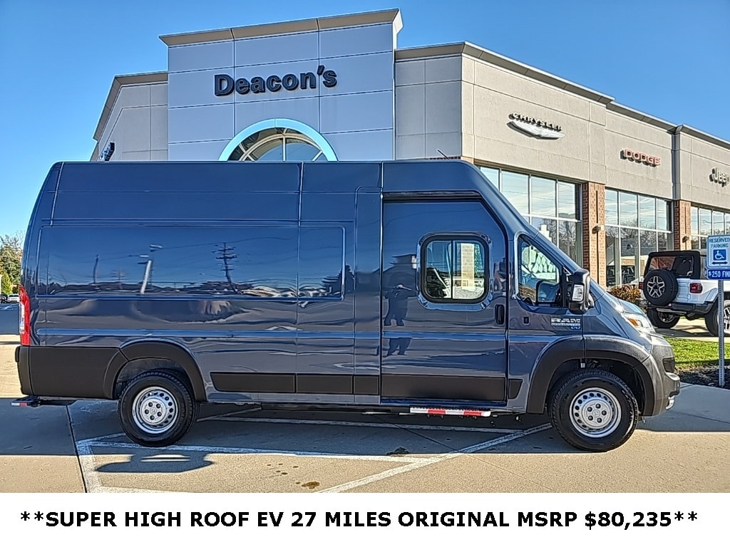 Certified 2024 Ram Promaster 3500 EV Super High Roof Cargo Van
