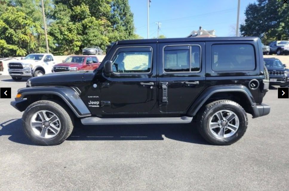 Used 2018 Jeep All-New Wrangler Unlimited Sahara with VIN 1C4HJXEG6JW116574 for sale in Burlington, VT