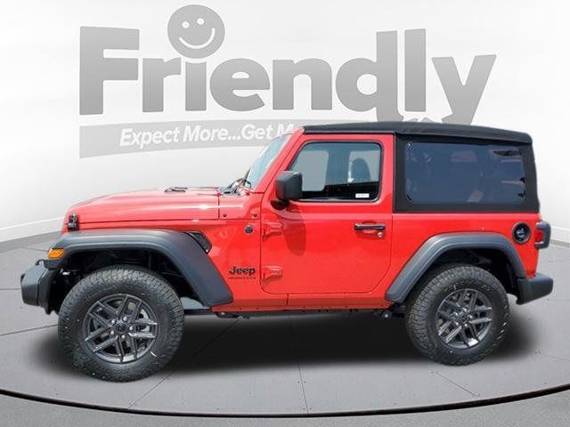 Used 2024 Jeep Wrangler 2-Door Sport S with VIN 1C4PJXAGXRW329069 for sale in Burlington, VT