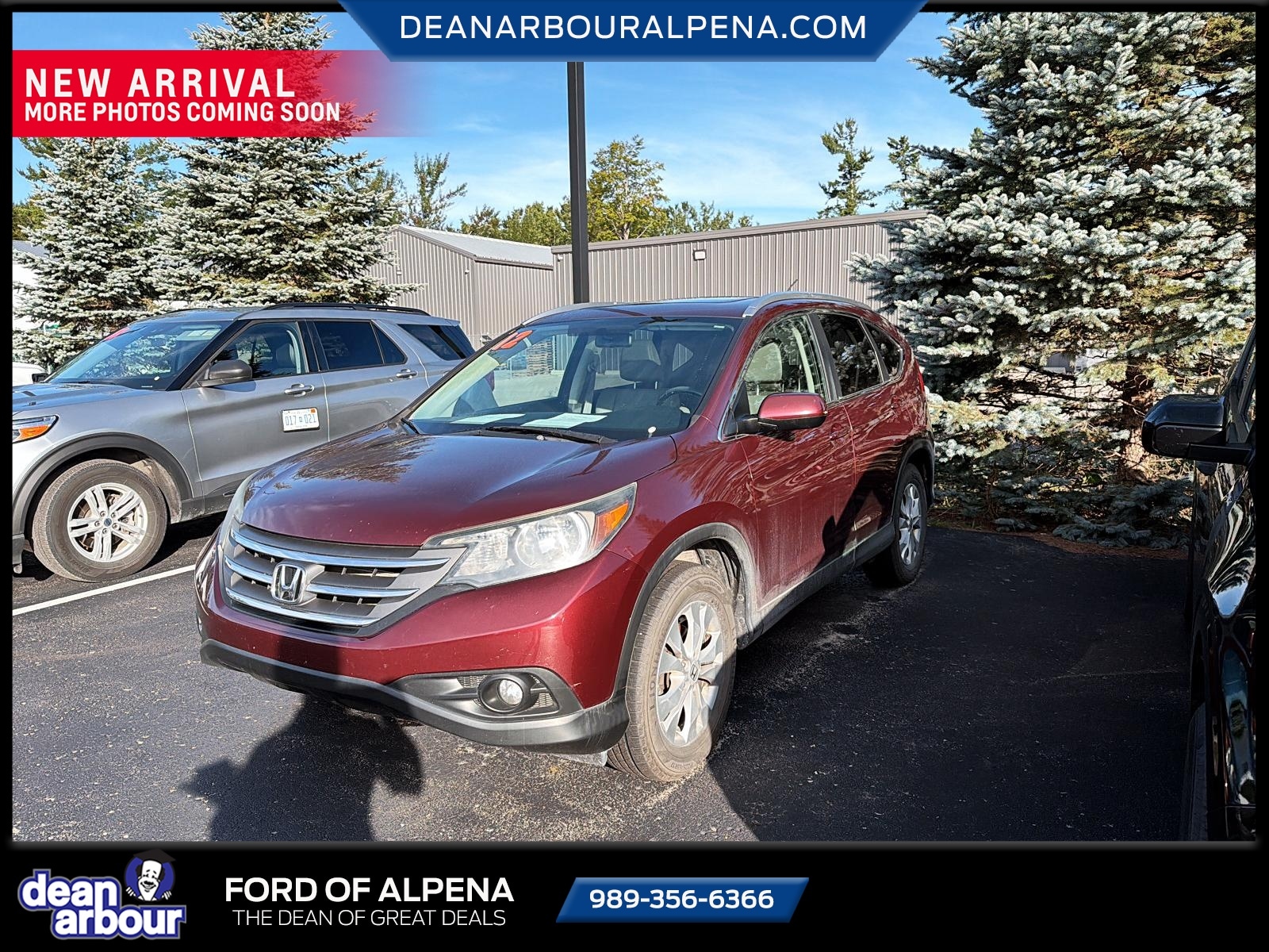 Red (Maroon) 2012 Honda CR-V SUV / Crossover All-Wheel Drive 5-Speed Automatic